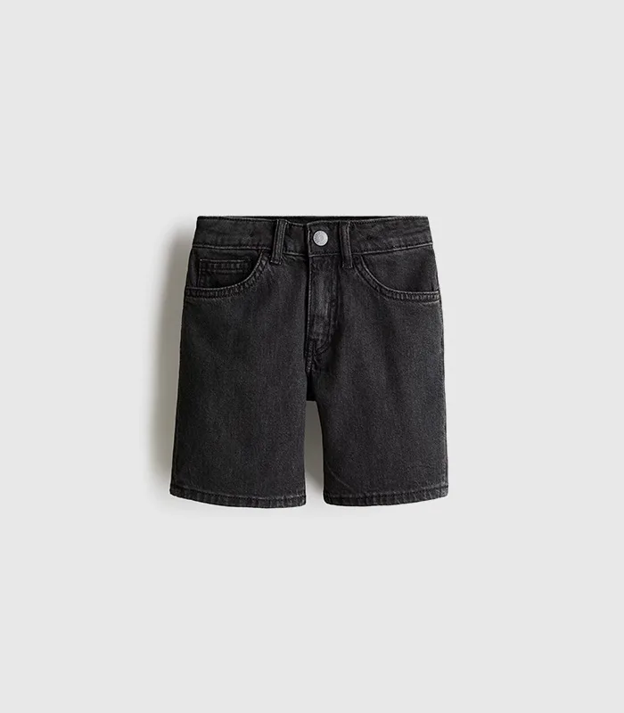 black-denim-shorts-jpeg.webp Black denim shorts - Image 1
