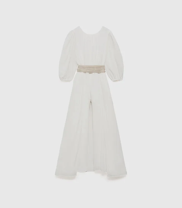 Bow long jumpsuit - Image 1