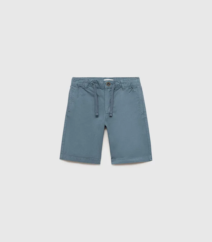 Elastic waist Bermuda shorts - Image 1